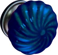 Top porselein spiraal blauw 40mm